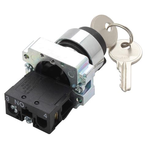 Shopcorp 2 Position Maintained Selector Rotary Key Switch Self Lock