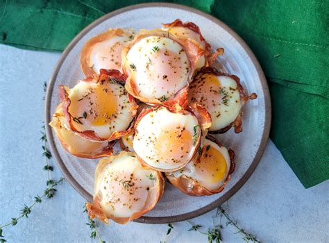 Baked Prosciutto Egg Cups Casual Foodist