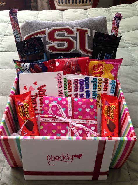 Valentines Day Gift For Him Valentines Day Gift Basket Open When L