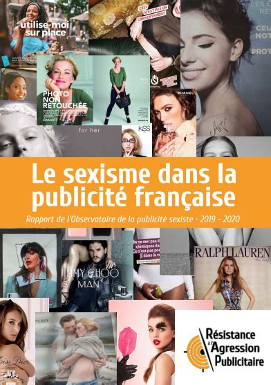 Le Sexisme Dans La Publicité Française Rapport 2019 2020 Publié Par Lassociation Résistance