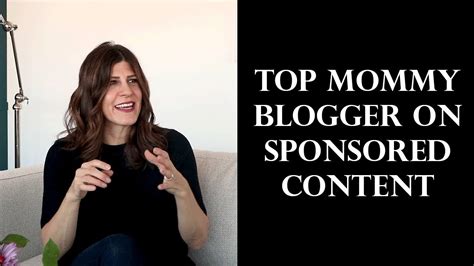 Top Mom Blogger Talks Sponsored Content Youtube
