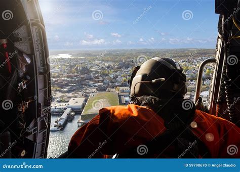 Aerial View From Helicopter Stock Photo Image Of Coastline