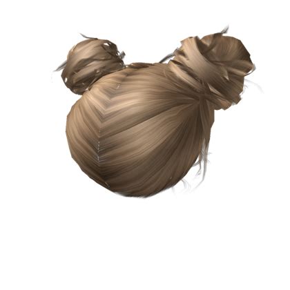 You can equip them to your character in the avatar area of roblox. Dirty Blonde Space Buns - Roblox