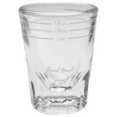 Final Touch Lined Shot Glass 1 5 Oz Home Hardware