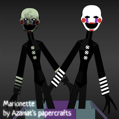 Fnaf 2 Marionette Papercraft Christmas Special By Azamatasd402 On