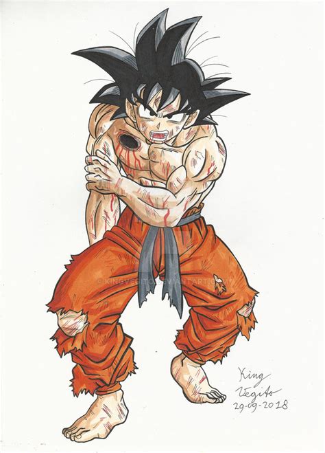Goku Battle Damaged Dragon Ball Copics By Kingvegito On Deviantart