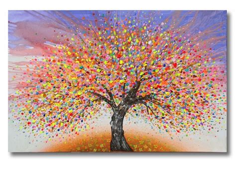 Abstract Tree Of Life Painting WallMaya Com Baumbilder Baumkunst