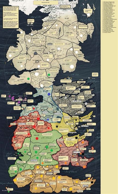 Westeros Map Game Of Thrones Map Game Of Thrones Westeros Game Of Thrones Art