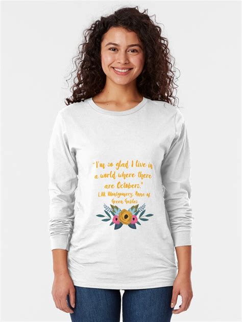 Anne Of Green Gables October T Shirt By Thegardnermama Redbubble