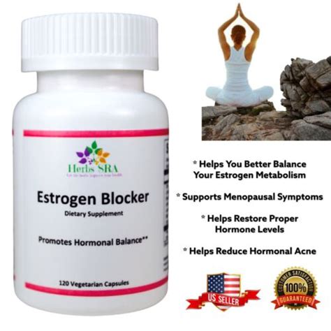 Estrogen Blocker 120 Capsules Hormones Balance Biomedical Formula