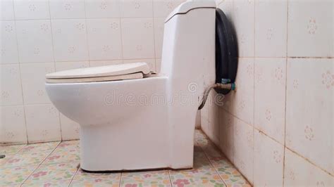 Close Up Dirty Flush Toilet In House Stock Photo Image Of Wash