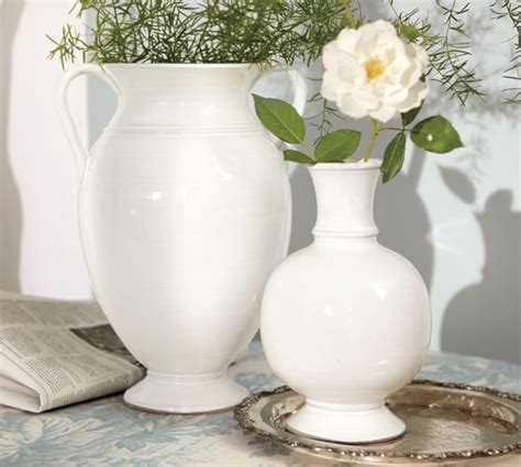 Buy your rustic vases and pottery sets at black forest decor, your source for kitchen accessories. Rustic White Vases | Pottery Barn