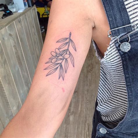 Alex Cfourpo Olive Tattoo Line Work Tattoo Arm Tattoo