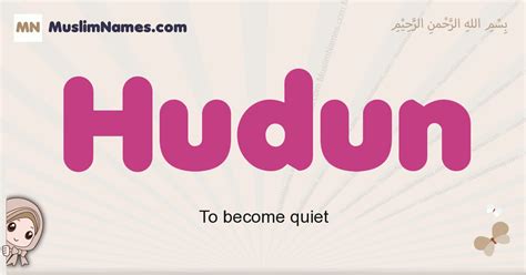 Hudun Meaning Arabic Muslim Name Hudun Meaning