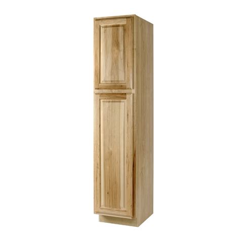 Continental Cabinets Inc 18 X 84 Hickory Wall Cabinet At