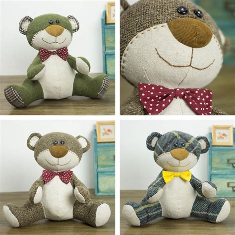 Easy Teddy Bear Pattern Simple Stuffed Bear Sewing Pattern