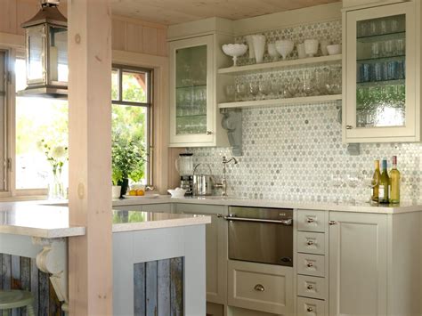 Glass doors will showcase all of the contents of your kitchen cabinets, which may result in a cluttered look. Glass Kitchen Cabinet Doors: Pictures & Ideas From HGTV | HGTV