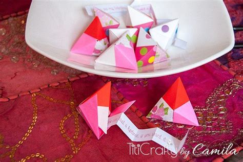 Origami Fortune Cookie For Valentines Day Fun And Easy Avec Images