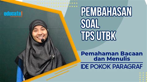 TERNYATA BEGINI CARA MENYELESAIIKAN SOAL TPS UTBK PEMAHAMAN BACAAN DAN