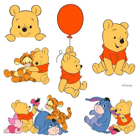 Disney Winnie The Pooh Baby Pooh And Friends Pooh Bear Tigger Piglet