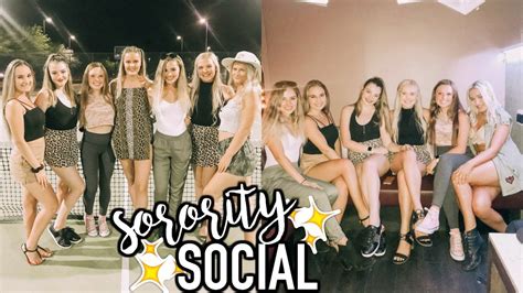 College Week In My Life Sorority Social Shopping Frat Date Party Youtube