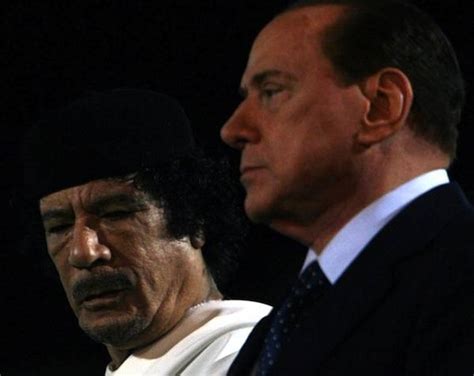 Berlusconi Gaddafi Gaddafi Trifft Silvio Bilder Fotos Welt Den