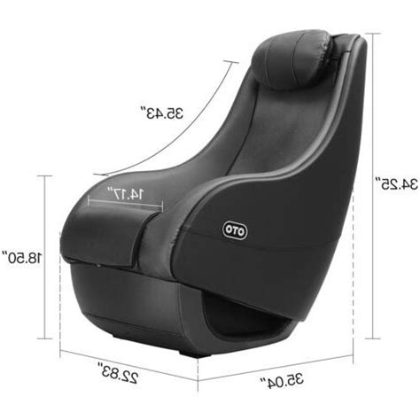 Oto Full Body Massage Chair Deluxe Pu Curved