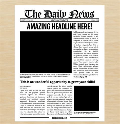 Make Your Own Newspaper Newspaper Names Newspaper Front Pages Vintage Newspaper Newspaper