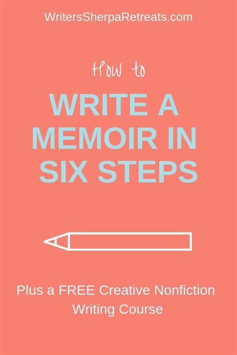 How To Write A Memoir In 6 Simple Essential Steps Book Writing Tips