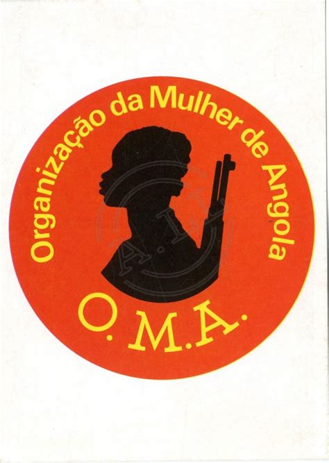 Emblema Da Oma Organização Da Mulher De Angola Associação Tchiweka De Documentação