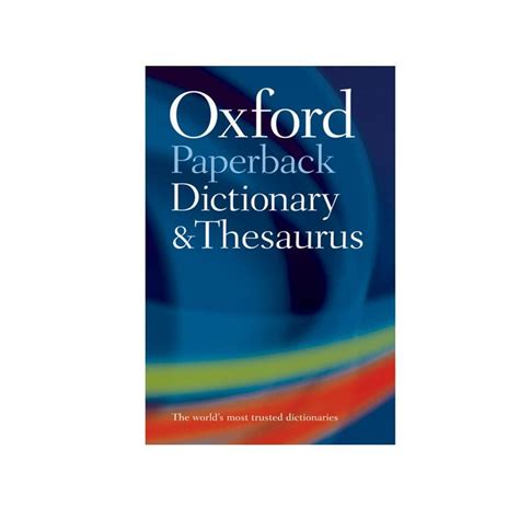 oxford dictionary and thesaurus english dictionary 125401