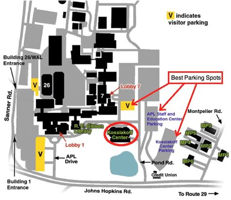 Johns Hopkins University Campus Map Map