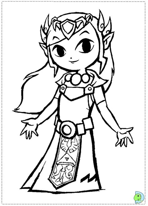 Zelda coloring pages to download and print for free