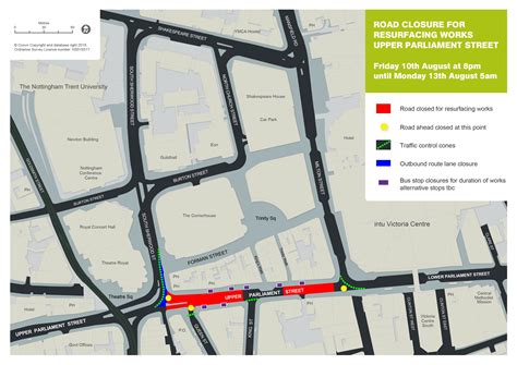 Bus Services Affected By Resurfacing Works On Upper Parliament Street
