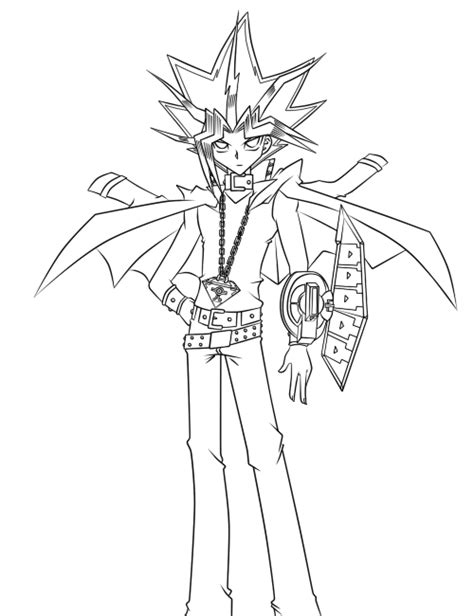 Yugioh Coloring Pages With Yami Bakura