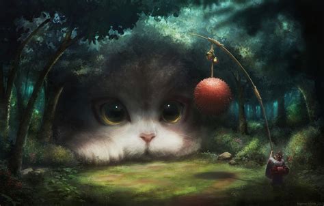 Artwork Digital Art Fantasy Art Cat Wallpapers HD Desktop And Mobile Backgrounds