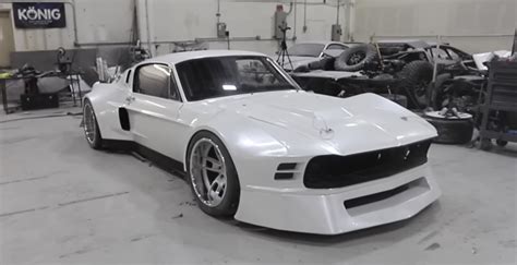 This Mid Engine 67 Ford Mustang With A Crazy Body Kit Is A 2022 Sema