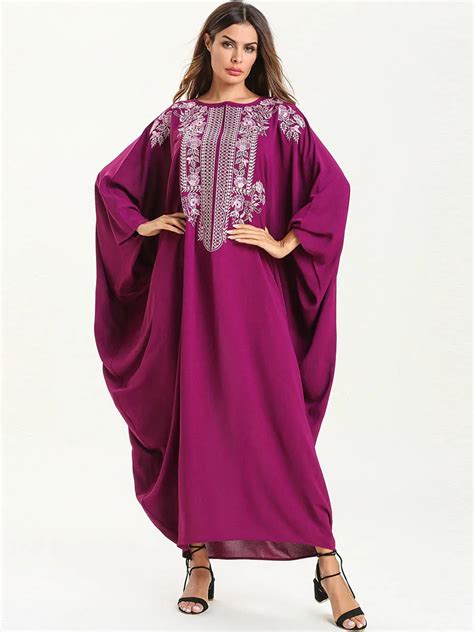 Kaftan Arabic Islamic Dubai Dress Muslim Moroccan Kaftan Middle Eastern