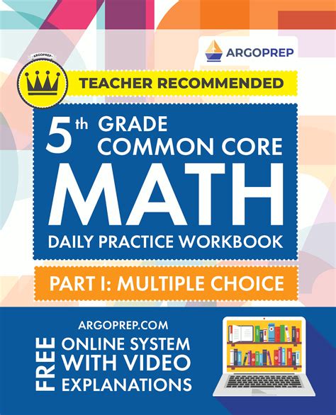 5th Grade Common Core Math Daily Practice Workbook Part I Multiple