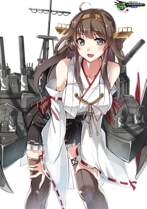 Kantai Colectionkongou Cute Kansumu Kawaiii Render Ors Anime Renders