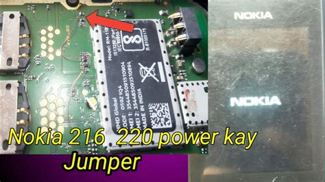 Nokia 216 Power Kay Not Warkingnokia216 Rm 1187 Power Key Jumper Way