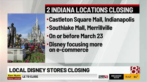 Indianapolis Merrillville Locations Of Disney Store Among 60 Closing