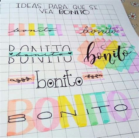 Handlettering Apuntes Bonitos ️ Titulos Bonitos Para Apuntes