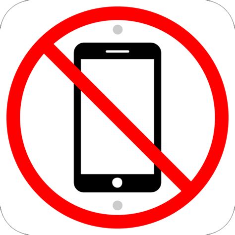 No Cell Phone Sign Custom Signs