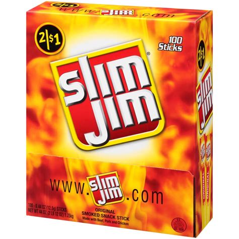 Slim Jim Original 100ct 044oz Unity Wholesale
