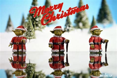 Merry Christmas Yoda Custom Minifigure Custom Lego Minifigures