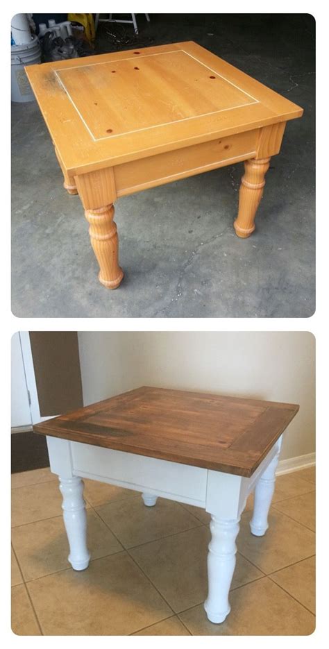 Find all variants of resin coffee table available at discounted prices and offers. Refinished End Table | Living room remodel, Living room ...
