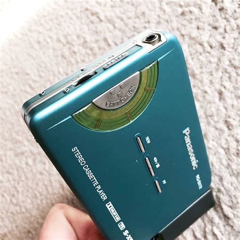Panasonic Sx72 Walkman Cassette Player Rare Blue Working Reverb Free
