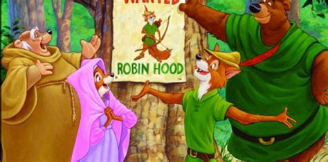 Robin Hood Cartoon Robin Hood The Racoons Brothers Disney By