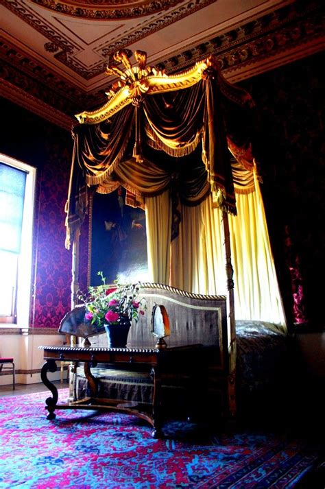 Interiors Sleep Chamber English Country House Stately Home